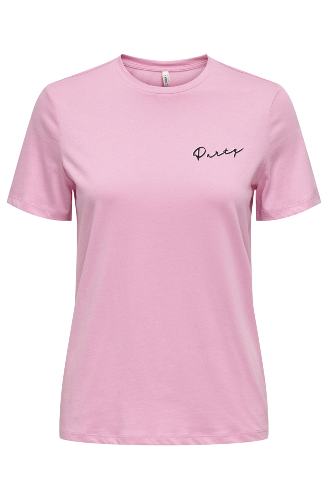 ONLLUCIA LIFE REG S/S TOP JRS 15324866 BEGONIA PINK/PARTY